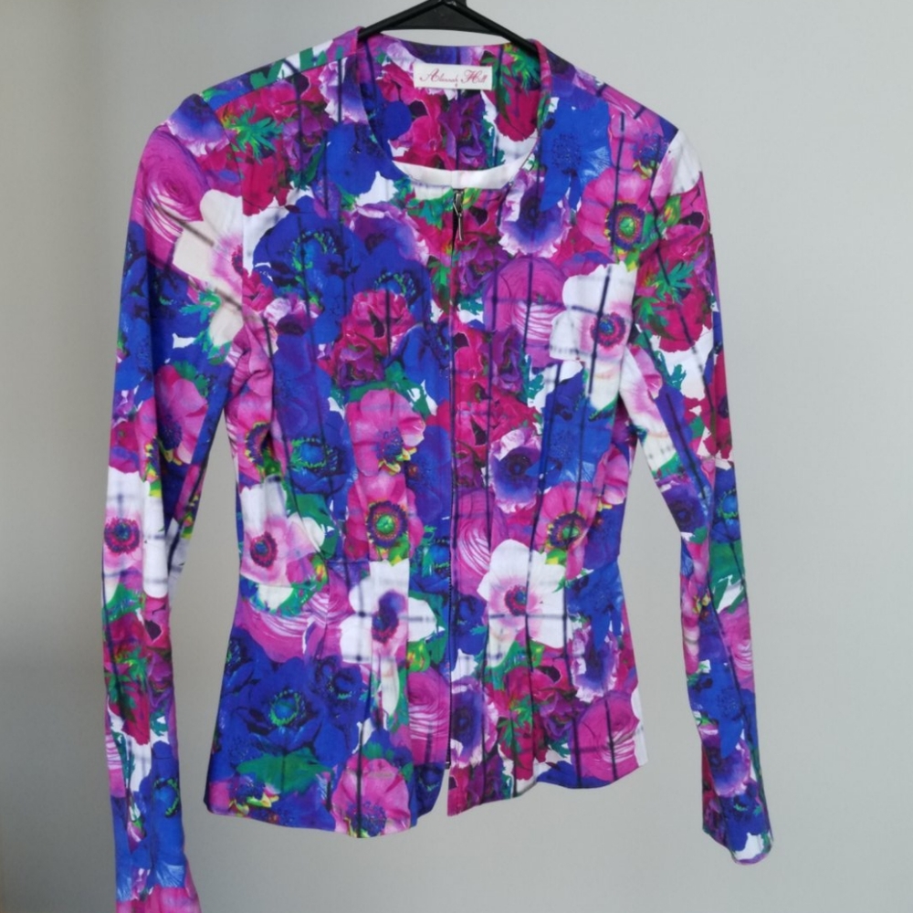 Alannah Hill Floral Jacket Size 6 (Australian)